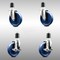 Service Caster 5 Inch 316SS Solid Poly Swivel 1-3/4 Inch Expanding Stem Caster Brake SCC, 2PK SCC-SS316EX20S514-SPUS-2-TLB-2-134 - alternate 2